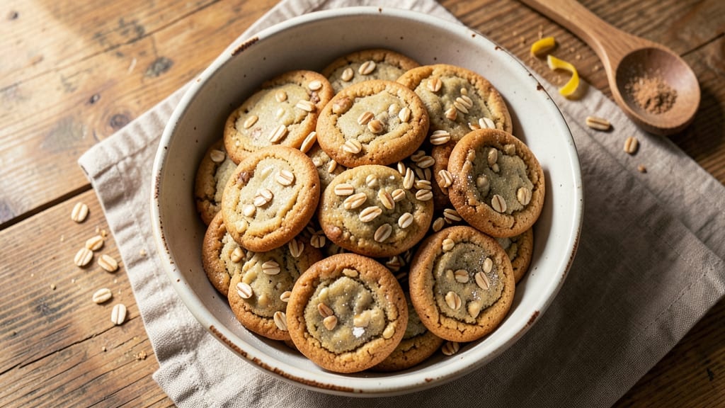 5 Ingredient Oatmeal Cookie Recipe: Chewy Centers and Crunchy Edges Without Mixing