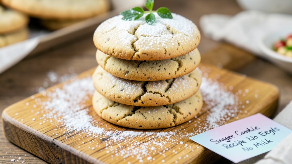 Sugar Cookie Recipe No Eggs No Milk: Fluffy Vanilla Swirls Without Dairy or Eggs