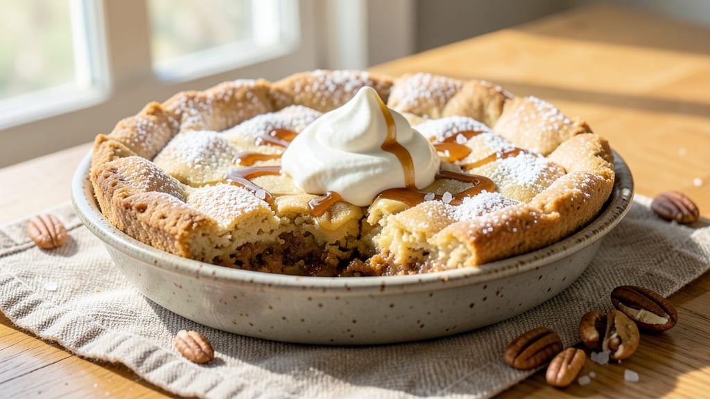 Vegan Cookie Pie Recipe: Crunchy Crust Meets Gooey Chocolate Swirls