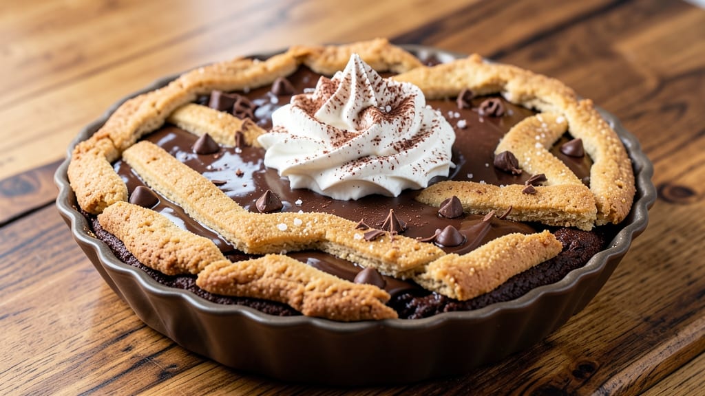 Brownie Cookie Pie Recipe: Triple-Layered Indulgence With Chocolate Chunks