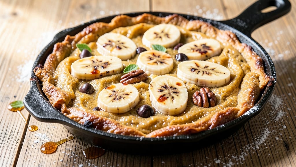 Banana Cookie Skillet Recipe: Caramelized Banana Swirls and Buttery Crunch Bites