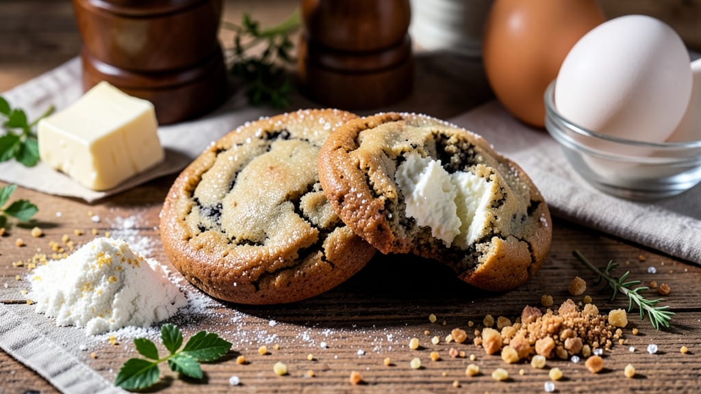 Black and White Cookie Recipe with Sour Cream: Vanilla-Chocolate Swirls With Buttery Crunch