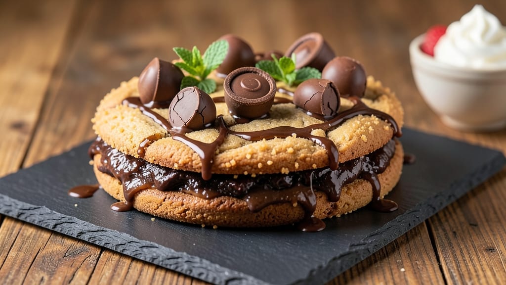 Brownie Reese Cup Cookie Recipe: Fudgy Bites with Peanut Butter Swirls