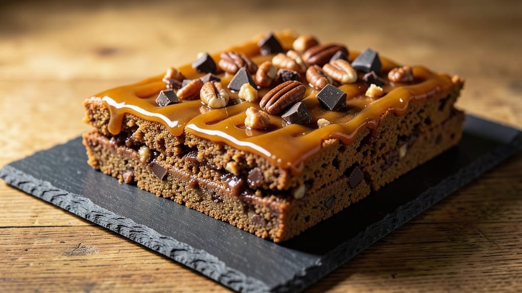 Chocolate Caramel Cookie Bars Recipe: Fudgy Base with Caramel Rivers and Crunchy Edges