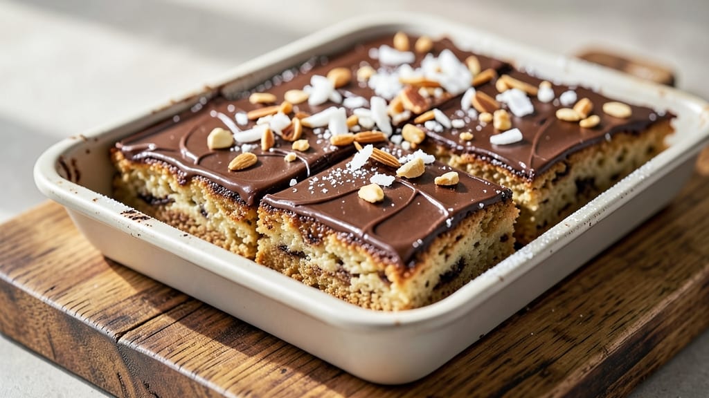 Almond Joy Magic Cookie Bars Recipe: Tropical Swirls and Melty Chunks in One Bite